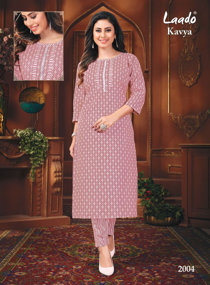 Kavya Vol 2 By Laado Kurti With Bottom Catalog
